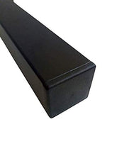Générique PL150NC30 - Gambe per letto/rete X4, in metallo, diametro 30, altezza: 15 cm, colore: Nero