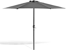 GDLC Ombrelloni Alluminio da Muro Mezzaluna - Colore Grigio L.300XP.150XH.250 cm. con palo da 38mm