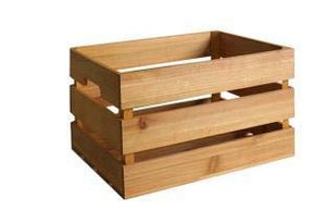 WUHUAROU - Cassetta in legno fiammato a forma di fenicottero, scatola in legno non trattato naturale, scatola per vino, cassetta per frutta, decorazione vintage shabby chic, pannelli in legno vuoti