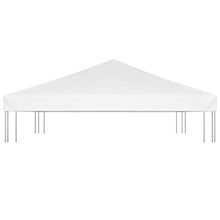 vidaXL Gazebo impermeabile per feste, tenda da giardino, copertura di ricambio per tetto, telo di ricambio per tetto da 270 g/m², 3 x 3 m, colore bianco