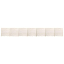 vidaXL 7X Legno Massello di Abete Pannelli di Recinzione Robusti Resistenti Montanti Assi Pretagliati Barriera Recinto Giardino 11,9x1,7 m Naturale