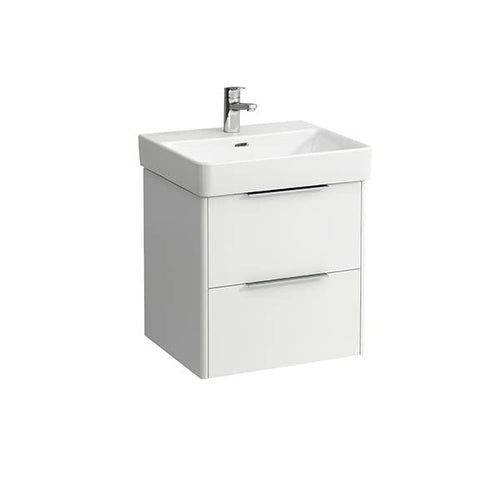 Laufen Mobiletto Vanity Base, 2 cassetti, per lavabo 810962, colorazione: Neve (Bianco Opaco) - H4021721102601