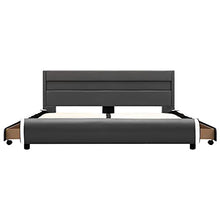 SKM Giroletto con LED Antracite in Similpelle 140x200 cm (45.6kg)