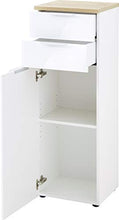GERMANIA DIE MÖBELMACHER GW-Pescara 2753-513 Armadio, Bianco/Imitazione Rovere Navarra, (L/H/P), 39 x 112 x 34 cm
