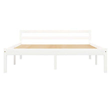SKM Giroletto Bianco in Legno Massello di Pino 140x200 cm (20.4kg)