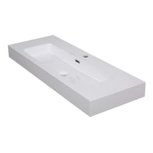 Lavabo AquAzuro – Arezzo bianco lucido 100 cm