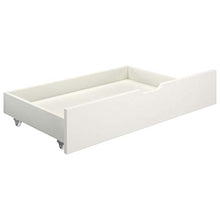 SKM Giroletto con Baldacchino 2 Cassetti Bianco in Pino 120x200 cm