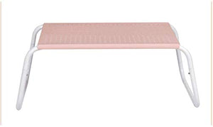 TONG HXF- Desk Ping Piccolo Semplice Studio scrivania Portatile Tavolo Pensione 45 * 35 * 23 Centimetri Durevole (Color : Pink)