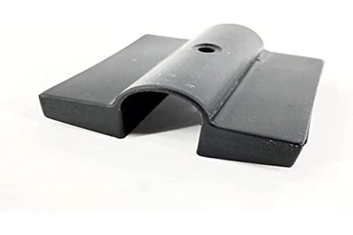 Cortassa, Innesto A Cappuccio in Plastica MOD. Doppio Centrale-Porta Listello – Ricambio per Doghe 6Pz, Nero, Completo