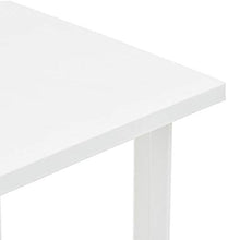 Qnotici Tavolo da Giardino in plastica Stile Moderno, Tavolo da Giardino per Il Tempo Libero all'aperto, Tavolo da Giardino per riunioni di Famiglia 80 x 75 x 72 cm-Bianco con Foro per ombrellone