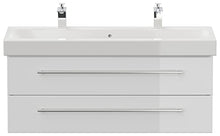 emotion ICON120CM000101DE - Lavabo con mobiletto, in Legno, 120 x 45 x 46,6 cm, Colore: Bianco Lucido