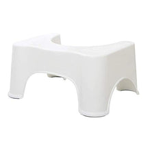 Sgabello WC per bambini e adulti, per la salute, poggiapiedi per WC, antiscivolo, contro stitichezza ed emorroidi, colore: bianco