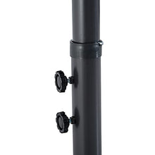 Outsunny Ombrellone da Esterni Ombrellone da Giardino Decentrato Verde con Manovella Struttura Acciaio e Poliestere Impermeabile Anti-UV Φ300 x 250 cm