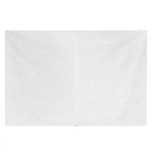 Festnight Ingresso 2 pz per Tenda Gazebo con Cerniera Bianco/Verde,Parete per Tenda Gazebo da Giardino Esterno 295 x 195 cm