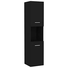 vidaXL Armadio da Bagno Rovere Sonoma 30x30x130 cm in Truciolato