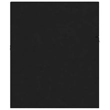 Festnight Mobile Sottolavabo, Mobile Sottolavabo per Bagno, Mobile Bagno Sottolavabo Sospeso, Mobile Bagno con Ante, in Truciolato 100x38,5x46 cm Nero