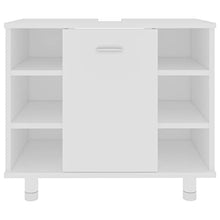 vidaXL Armadio da Bagno Bianco 60x32x53,5 cm in Truciolato