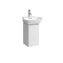 Laufen Base di Scorrimento per mobiletto lavabo Ino 815301, 1 Anta, Cerniera a Sinistra, Maniglia in Alluminio anodizzato, colorazione: Bianco Lucido - H4030111102611