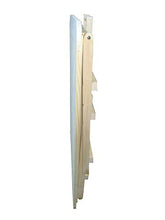 P&J Tavolo da Giardino Pieghevole in Legno massello con Foro per ombrellone (109x79, Naturale)
