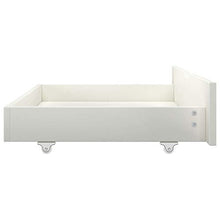 FAMIROSA Giroletto con 4 Cassetti Bianco in Massello di Pino 140x200 cm-0438