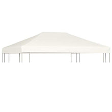 Estink Telo Ricambio per Gazebo 4 x 3 m, Bianco Crema, Copertura per Gazebo, 310 g/m², Impermeabile con Rivestimento in PVC, 16 Chiusure a Strappo