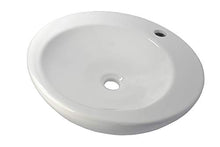warenplus Vasque da Tavolo in Ceramica lavabo Bagno lavabo Vasca Quadrato Bianco 50 x 40 x 13,5