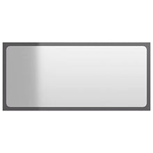 vidaXL Set Mobili da Bagno 2 pz Grigio Lucido in Truciolato