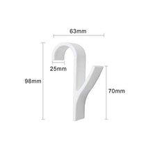 WENSHENG Appendiabiti Parete 6pcs Asciugamano Riscaldato Radiatore Radiatore Gancio da Bagno Holder Hanger, Coat Hook (Color : 4PCS)