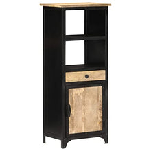 vidaXL Credenza Alta 45x32x110 cm in Legno Massello di Mango