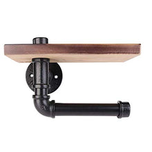 Retro Carta Tubo Supporto del Tovagliolo di Bagno Ripiano Rack Tubo di Ferro Libreria Loft Rack Toilet Paper Holder Igienici Rack Casa Decori