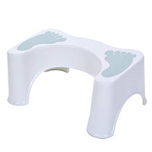 Sgabello WC Sgabello per Toilette da Bagno in Vasta Antiscivolo vasino Sgabello Squat Sgabello Sgabello adeguato Postura per la Salute Vasino Tozzo (Color : Light Blue, Dimensione : Conventional)