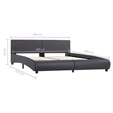 SKM Giroletto Grigio in Similpelle 180x200 cm (30.35kg)
