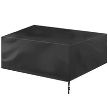 ffu - Copertura per sedia da tavolo impermeabile in tessuto Oxford per esterni, copertura antipolvere per giardino, 180 x 120 x 74 cm