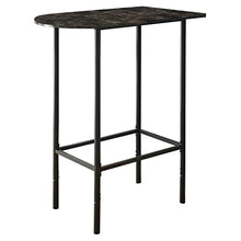 Monarch Specialties Marmo Grigio e Antracite Metallo 61 cm da 91,4 cm Spacesaver Bar