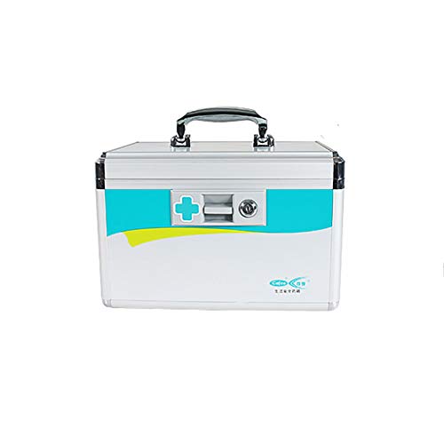 KKYY Armadietto per Medicina D'Emergenza per Contenitori di Medicina per L'Home Office, Dimensioni della Scatola del Pronto Soccorso Domestico: 30 Cm X 20 Cm X 19 Cm