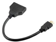 SaySure - HDMI 1 to 2 Splitter Cable Male to Female M/F 1 in 2 out Adapter