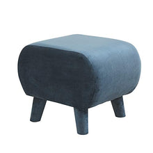 Sgabello per La Casa, Panno di Cotone, Il Telaio in Legno Massello Ha Una Forte capacità Portante. Antiscivolo, Divano Sgabello/Poggiapiedi Pad