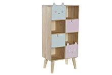 Dekodonia Cassettiera, Legno, Multicolore, Universale