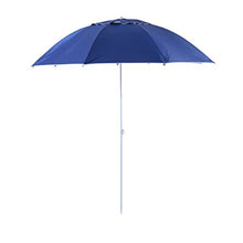 Outsunny Ombrellone Tenda Parasole 2 in 1 da Giardino Spiaggia Protezione UV 50 in Poliestere Ferro con Borsa di Trasporto 210x 222cm