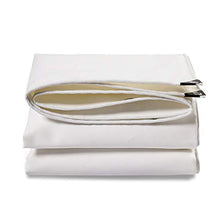 Bianco Telo Impermeabile Tela Heavy Duty Pioggia Panno Camion Protezione Solare Magazzino Merci delle Piante della Visiera, Spessore di Circa 0,80 mm, Peso 500 g / □ (Size : 2m×4m)