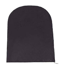 Fodera per Sedia Sospesa, 190 x 115 cm Fodera di Protezione per Sedia Sospesa Fodera Antipolvere per Sedia Sospesa/Sedia a Dondolo da Terrazza con Coulisse, Nero