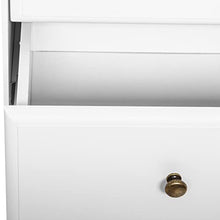 Atmosphera ATM-166603 Cassettiera Effetto Legno Solen-L. 48 x H. 108 cm, Bianco, ingegnerizzato, cm