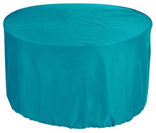 YULIAN gbdPremium Copre Tavolo da Giardino Rotondo Ø cm 220x95 mobili Copertura Esterna Lungo Tavolo Sedia da Giardino e di Copertura Copertura di tavola Rotonda Patio Polvere Sedia 600D Oxford TES.