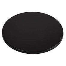 Werzalit Plus CC513 piano tavolo rotondo, 800 mm, nero