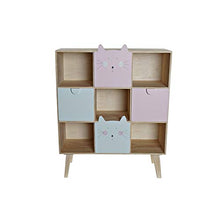 Dekodonia Cassettiera, Legno, Blu, Universale