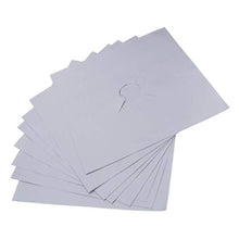F Fityle Tampone per Fornello A Gas Riutilizzabile da 8 Pezzi 0,2 Mm, Utensili da Cucina con Tappetino Pulito - Argento