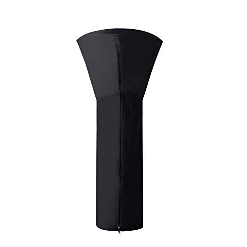 Lindaeshop - Copertura antipolvere per terrazza, da giardino, impermeabile, 226 x 85 x 48 cm, colore: Nero