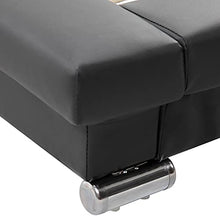 SKM Giroletto Nero in Similpelle 200x90 cm