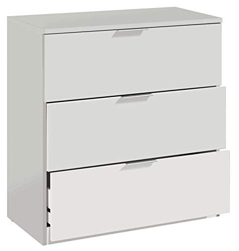 FORES HABITAT Cassettone Camera cassettiera Bianco cm 77x38x80h