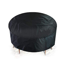 HPPSLT Impermeabile Telo Copertura per Giardino - Mobili Rotondi da Esterno Copriradio Tondo in Tessuto Oxford 210D-230x90 cm